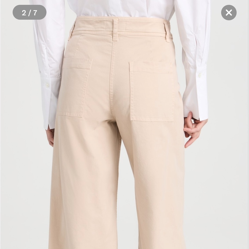 Nili Lotan Megan Cotton Twill Pants - Picture 3 of 11